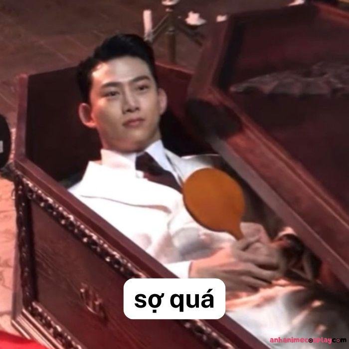 ảnh meme sợ quá cực bựa